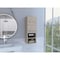 Tuhome Mila Bathroom Cabinet, Two Interior Shelves, Two External Shelves, Single Door Cabinet, Light Gray MLZ6585 - alternate 7